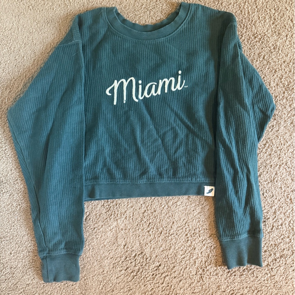 League Cropped Miami sweatshirt